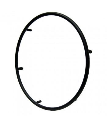 24 Inch Omobic Classic Handrim Black, Aluminium 6 Tab Mount
